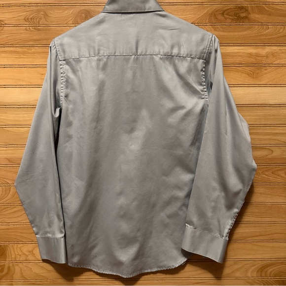 Boy’s Calvin Klein Gray Dress Shirt | Youth Size 14 - Picture 11 of 12